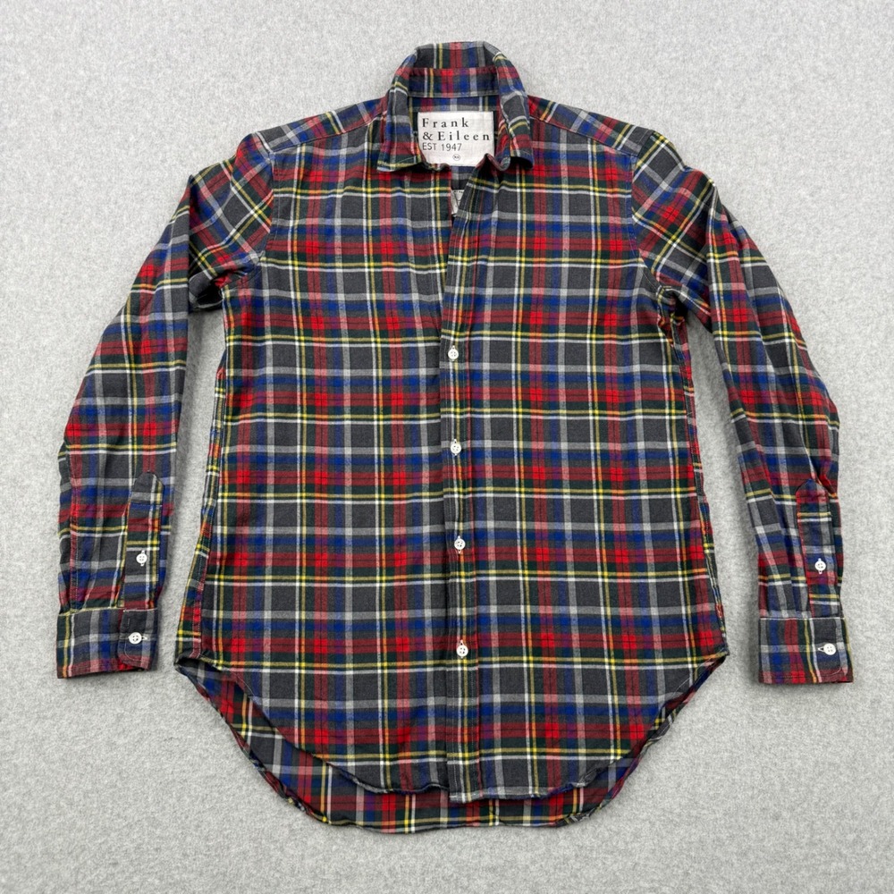 Frank & Eileen Shirt Womens XS Red Plaid Frank Button Up Long Sleeve Cotton‎